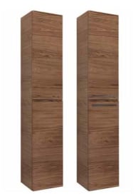 DETREMMERIE FRAME 45 KOLOMKAST 172X35X35.5CM PUSH-OPEN RECHTS BLACK PAINT img