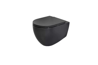 DETREMMERIE NO LIMIT TOILET KAMELEON ANTRACIET MAT RIMLESS SOFTCLOSE img