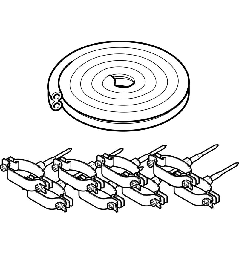 BULEX DUOBUIS VOORGEISOLEERD INOX 2X20MM MET VOELERDRAAD LENGTE 15M (0020020411)) 00254409 img