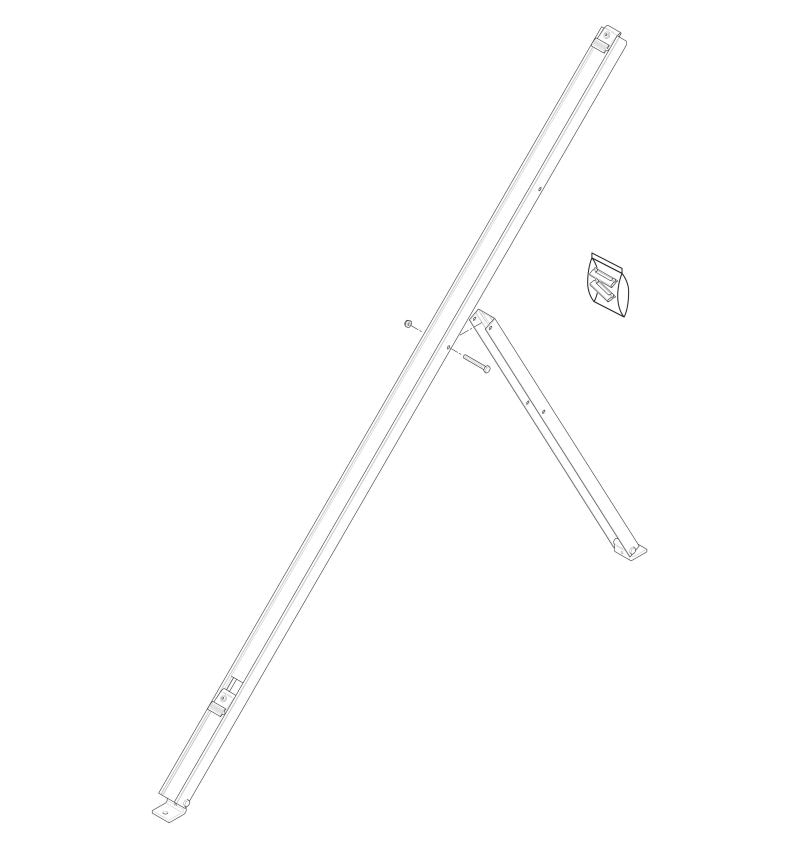 BULEX MONTAGESTEUN VOOR PLAT DAK VERTICALE PANELEN (2 ST) (0020137797 - OUD 0020137800) 00244896 img