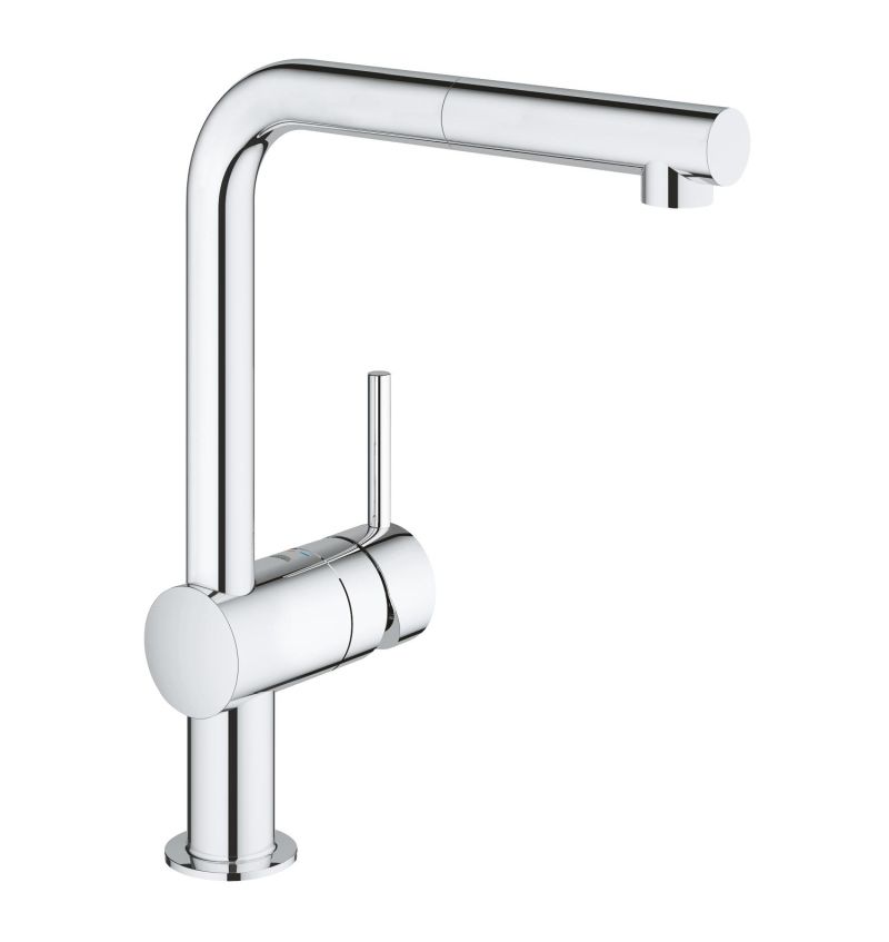 GROHE MINTA EENGREEPSMENGKRAAN KEUKEN L-UITLOOP UITTR. SPROEIER CHR (32168000)(40) 00234907 img