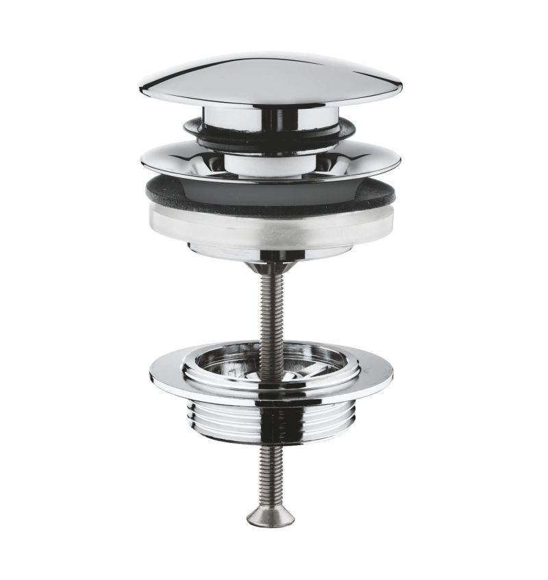 GROHE AFVOERGARNITUUR PUSH-OPEN 1 1/4"CHROOM (65807000) (10) 00254097 img