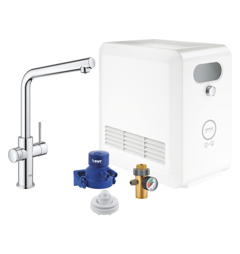 GROHE BLUE MINTA PROFESSIONAL EENGREEPSMENGKR KEUKEN MET FILTERFUNCTIE CHR (31347003) (99) 00255552 img