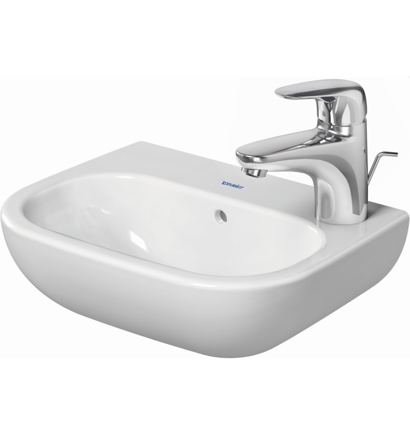 DURAVIT D-CODE FONTEIN 360X270MM KRAANGAT RECHTS (07053600082) 00255680 img