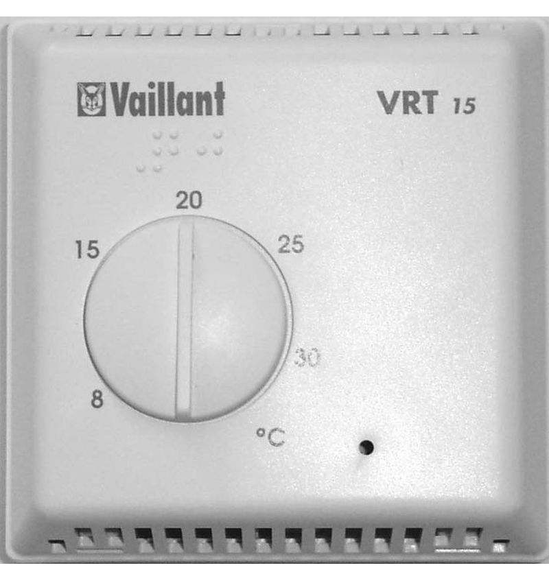 VAILLANT KAMERTHERMOSTAAT ZONDER KLOK 2-DRAADS VRT15 (306777) 00227976 img