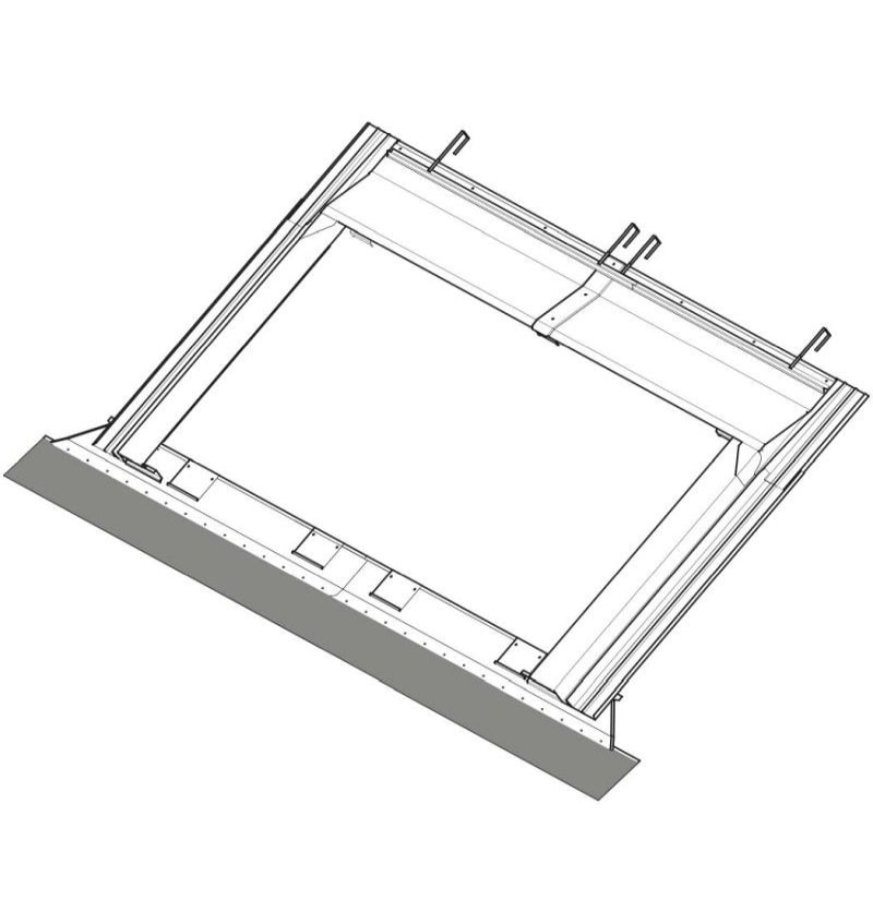 BULEX FRAME VOOR PLAATSING OP SCHUIN DAK TWEE PANELEN (0020059942) 00254990 img