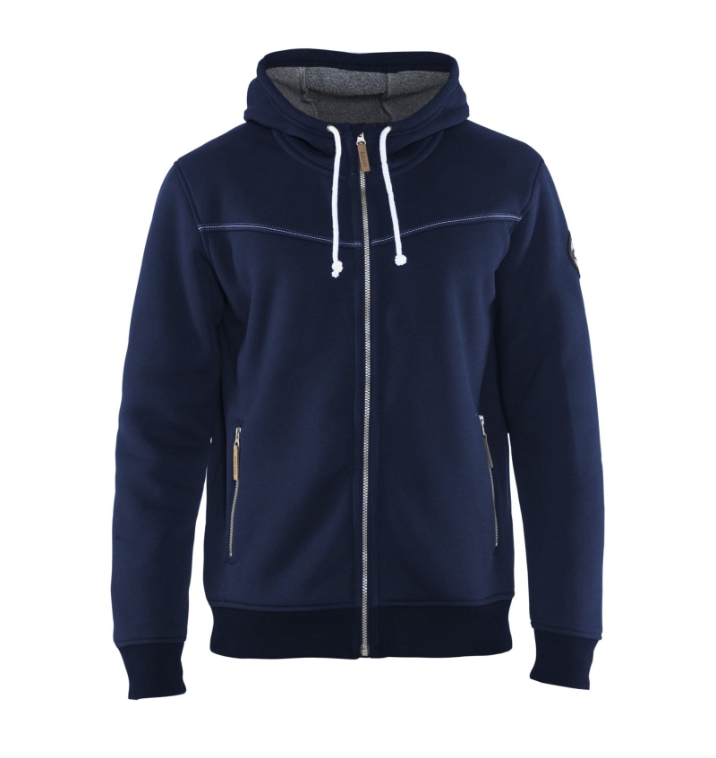 BLAKLÄDER HOODIE MET WARME VOERING - RITS EN VERSTELBARE KAP KLEUR MARINEBLAUW MAAT S (493325148900S) 00255751 img