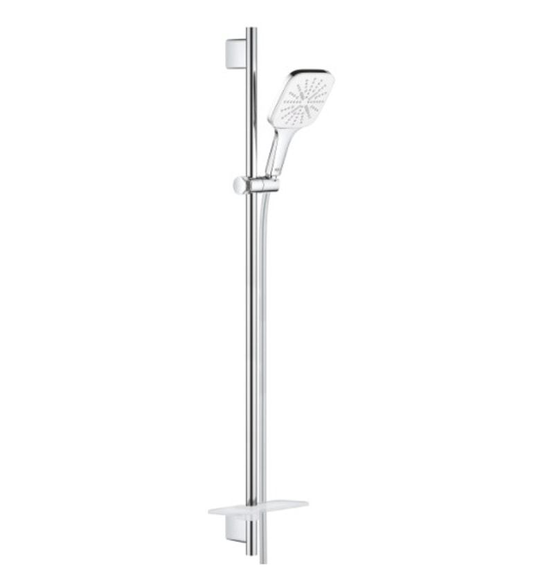 GROHE RAINSHOWER SMARTACTIVE CUBE 130 SET 90CM 9.5L MOON WHITE 90CM 9.5L MOON WHITE/CHR (26587LS0) (70) 00261443 img