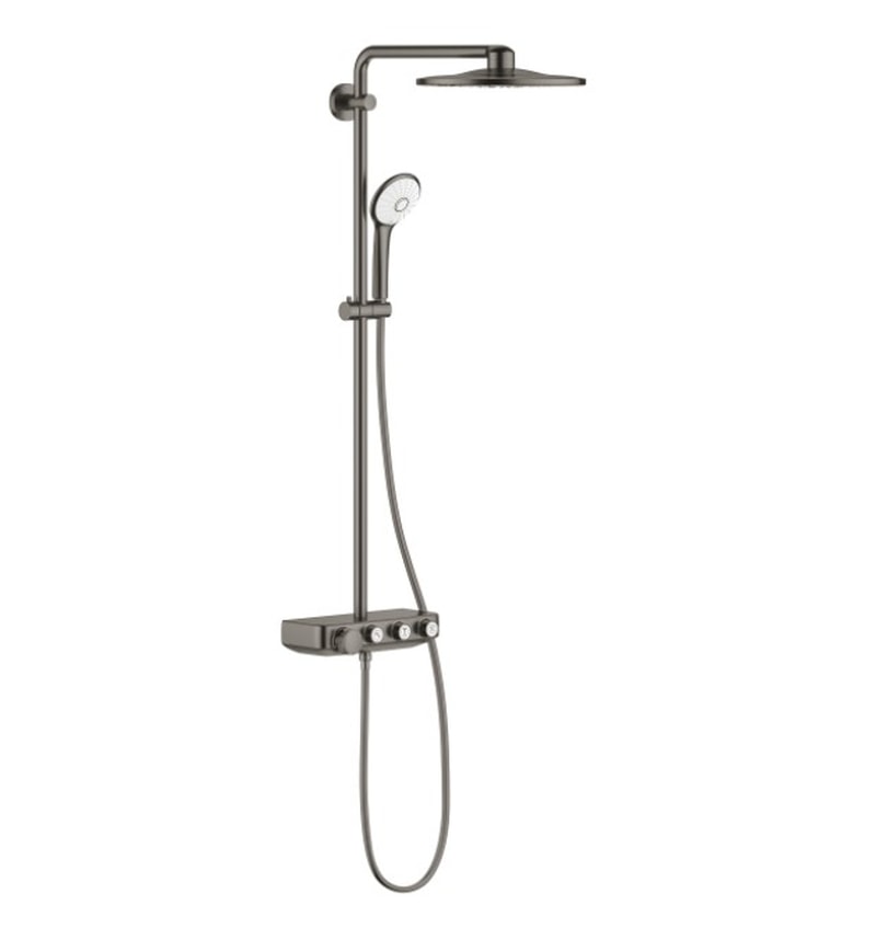 GROHE SMARTCONTROL DUO DOUCHESYSTEEM THM RAINSHOWER SMARTACTIVE 310 ROND BRUSHED HARD GRAPHITE (26507AL0) 00262153 img