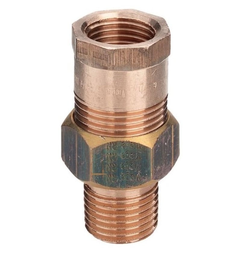 VIEGA DRIEDELIGE KOPPELING MV BRONS 1 1/4" CONISCH MOD.3341 (447038) (25) 00258979 img