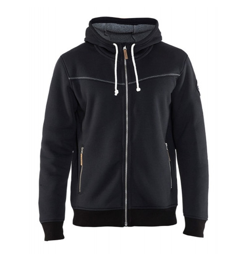 BLAKLÄDER HOODIE MET WARME VOERING - RITS EN VERSTELBARE KAP KLEUR ZWART MAAT S (493325149900S) 00255754 img