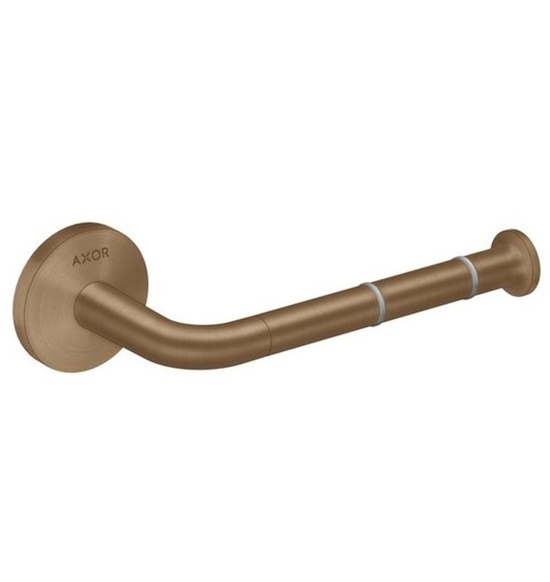 H.GR. AXOR UNIVERSAL CIRCULAR TOILETROLHOUDER WAND HOR/VER BRUSHED BRONZE (42856140) 00262495 img