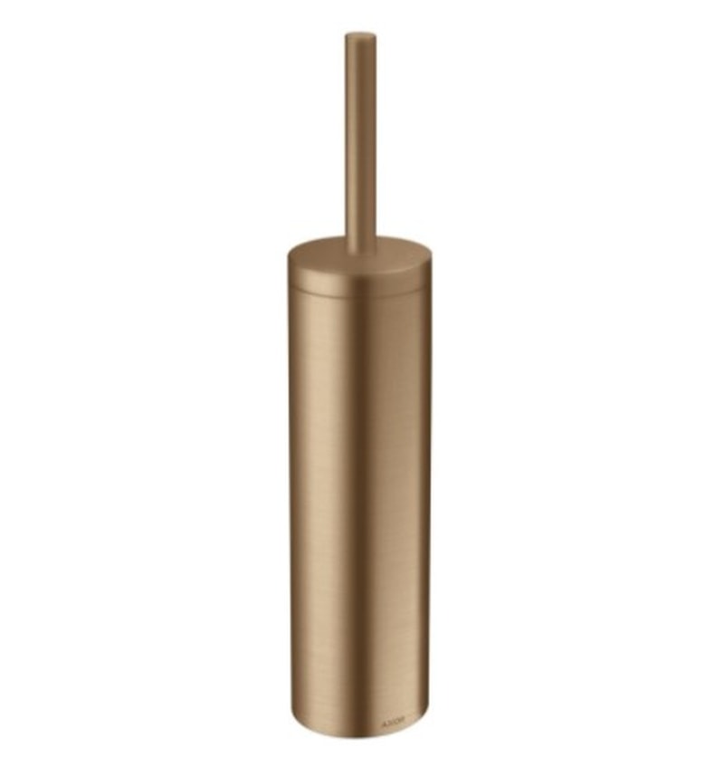 H.GR. AXOR UNIVERSAL CIRCULAR TOILETBORSTELHOUDER MET DEKSEL WANDMONTAGE BRUSHED BRONZE (42855140) 00262496 img