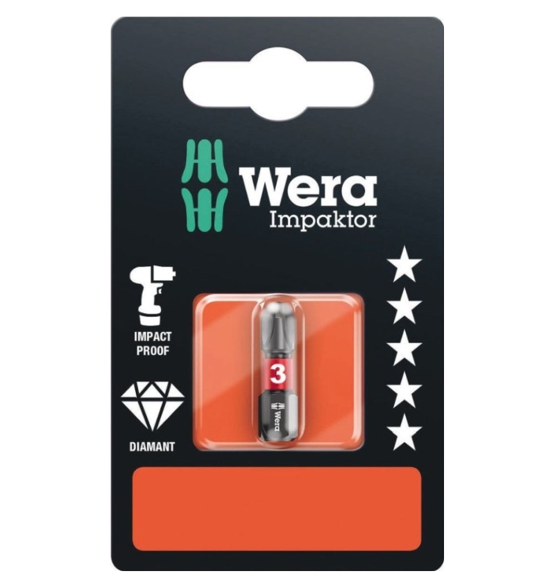 WERA 851/1 IMP DC SB PH 3 X 25MM (73917) 00260923 img