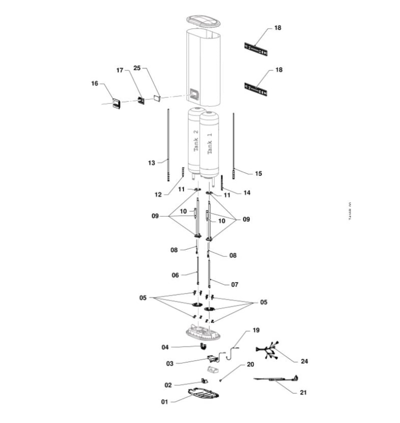 BULEX AVANTIA AQUA EL. BOILER BEH 100/1 SLIM  (0010038921) 00263287 img