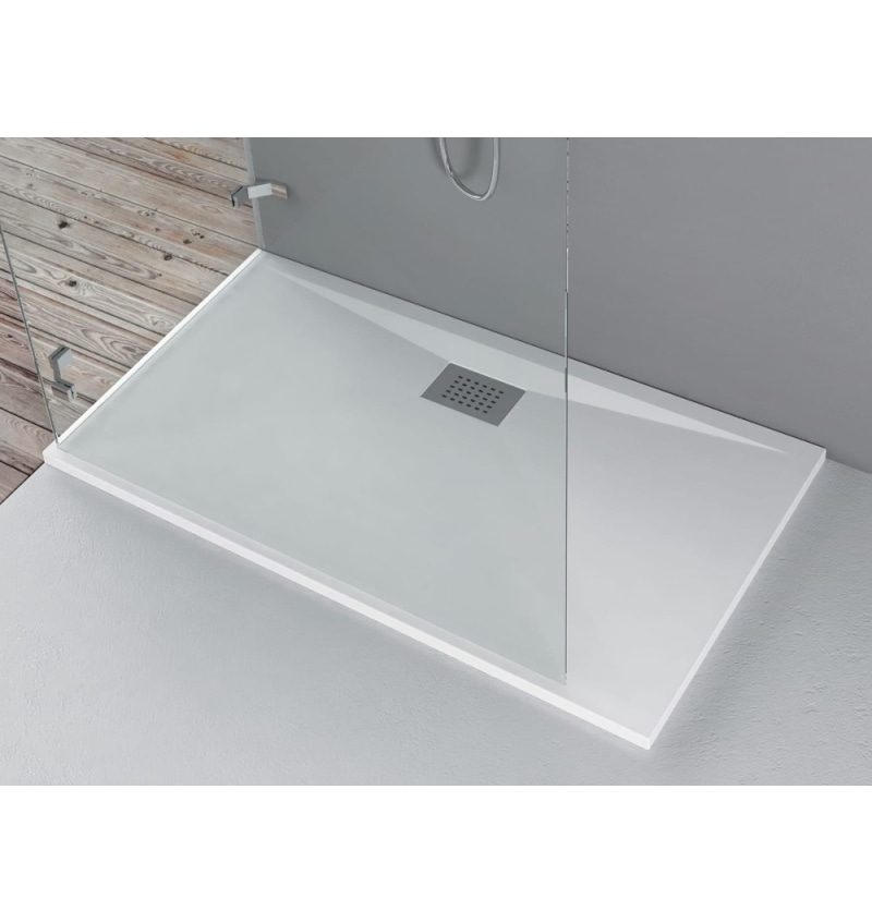 KINEDO KINESURF NOVA 100X70X3,5CM WIT PN24 ANTISLIP ZAAGBAAR INCL SIFON EN ROOSTER 00264790 img