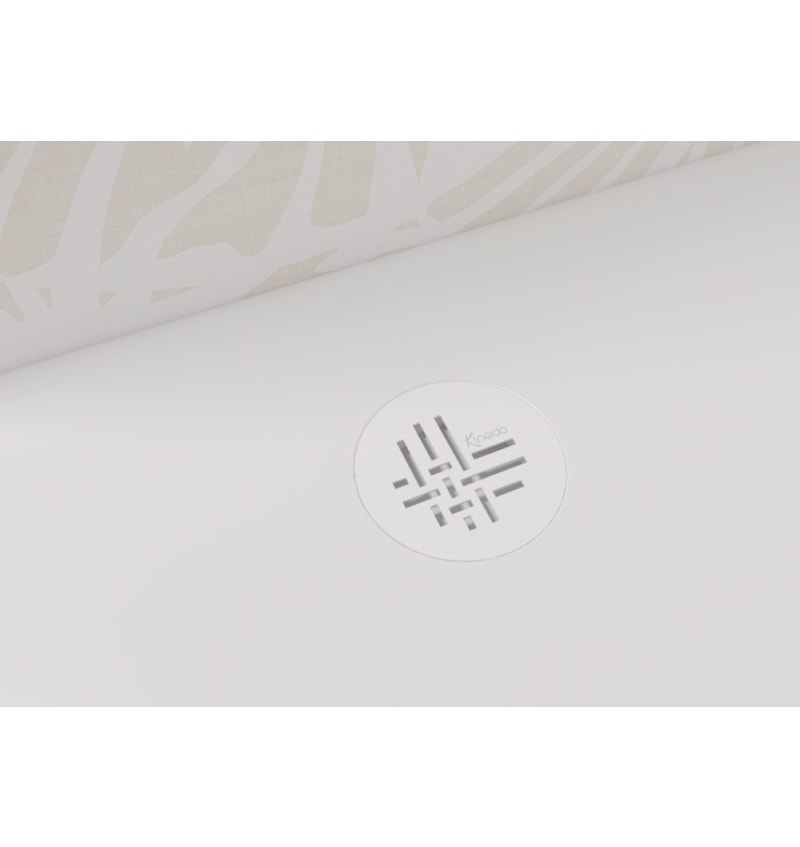 KINEDO KINESURF NOVA 100X70X3,5CM WIT MAT ZAAGBAAR INCL SIFON EN ROOSTER 00264789 img