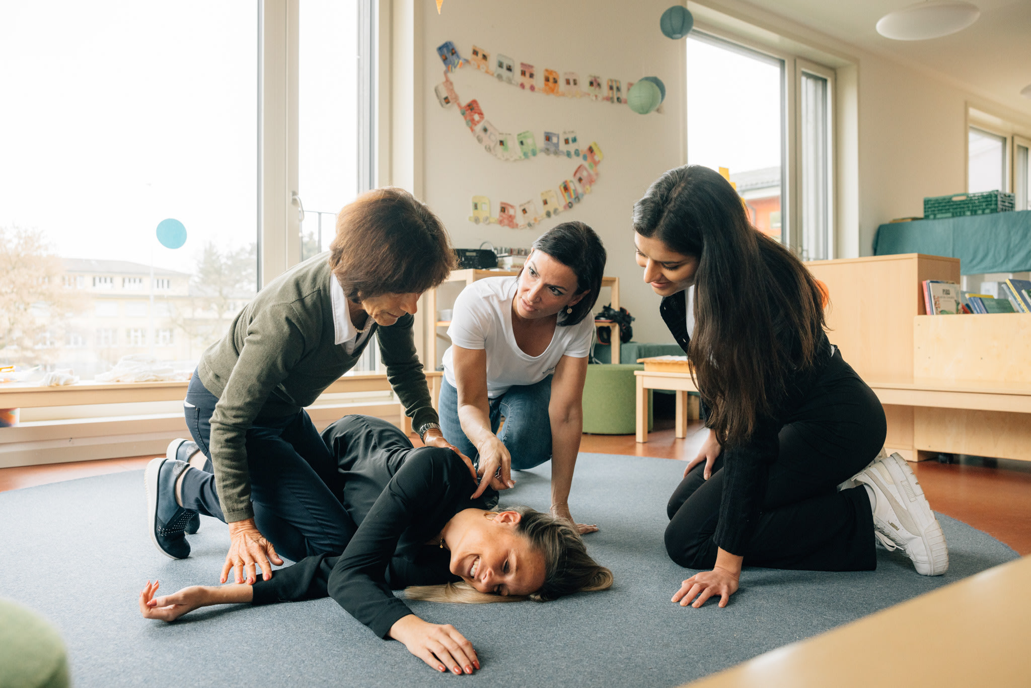 Nothelferkurs Seitenlage