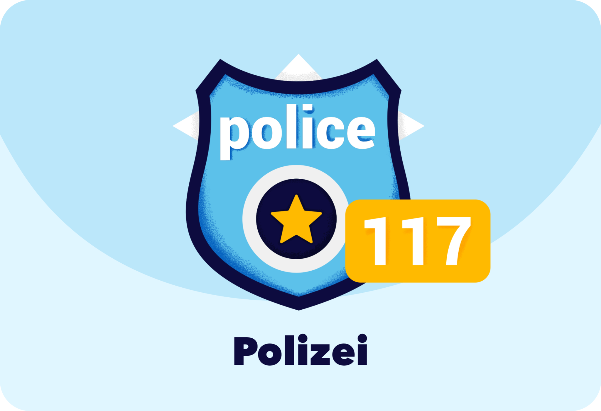 Icon Notruf Polizei 117