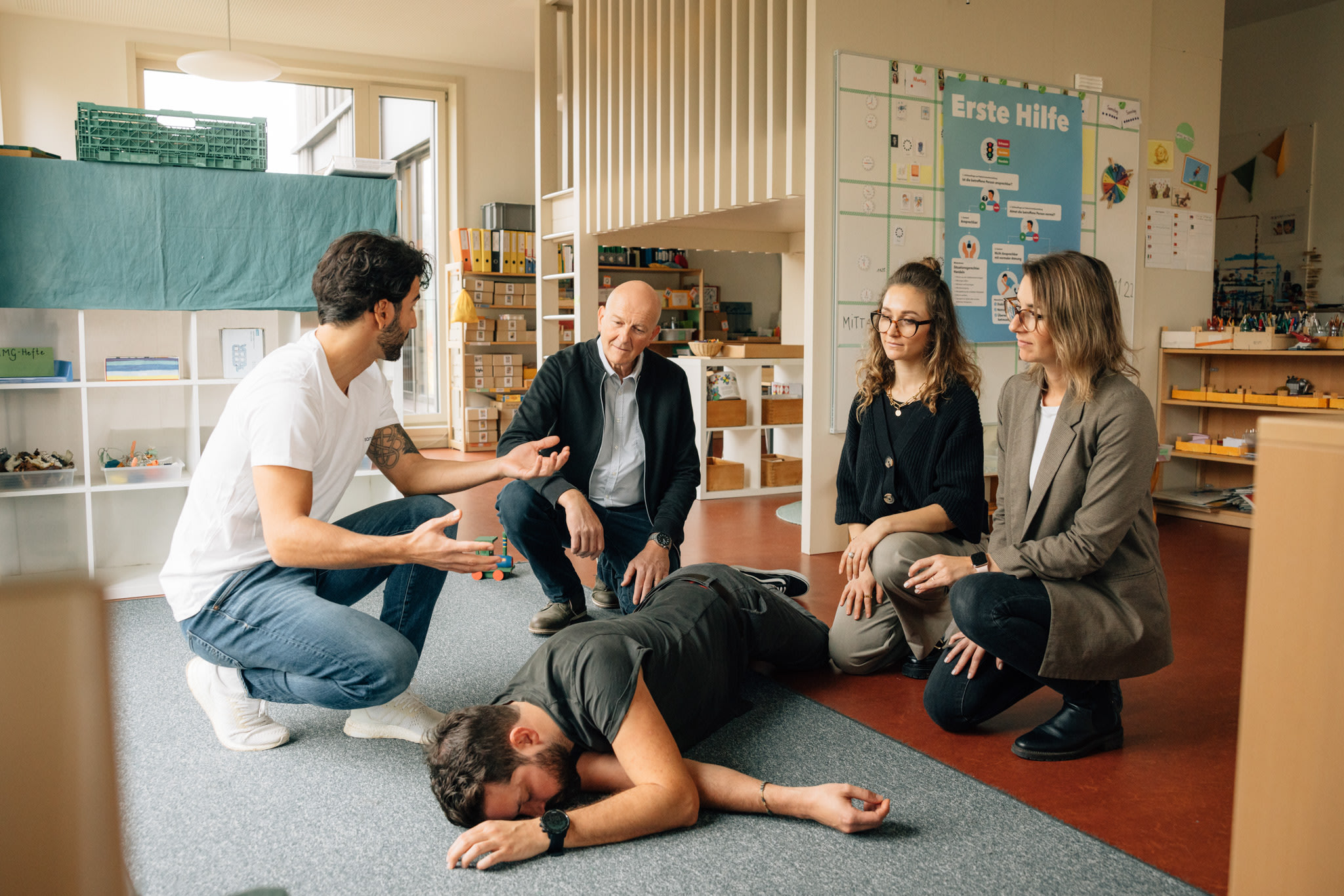 Erste Hilfe Kurs an Schulen