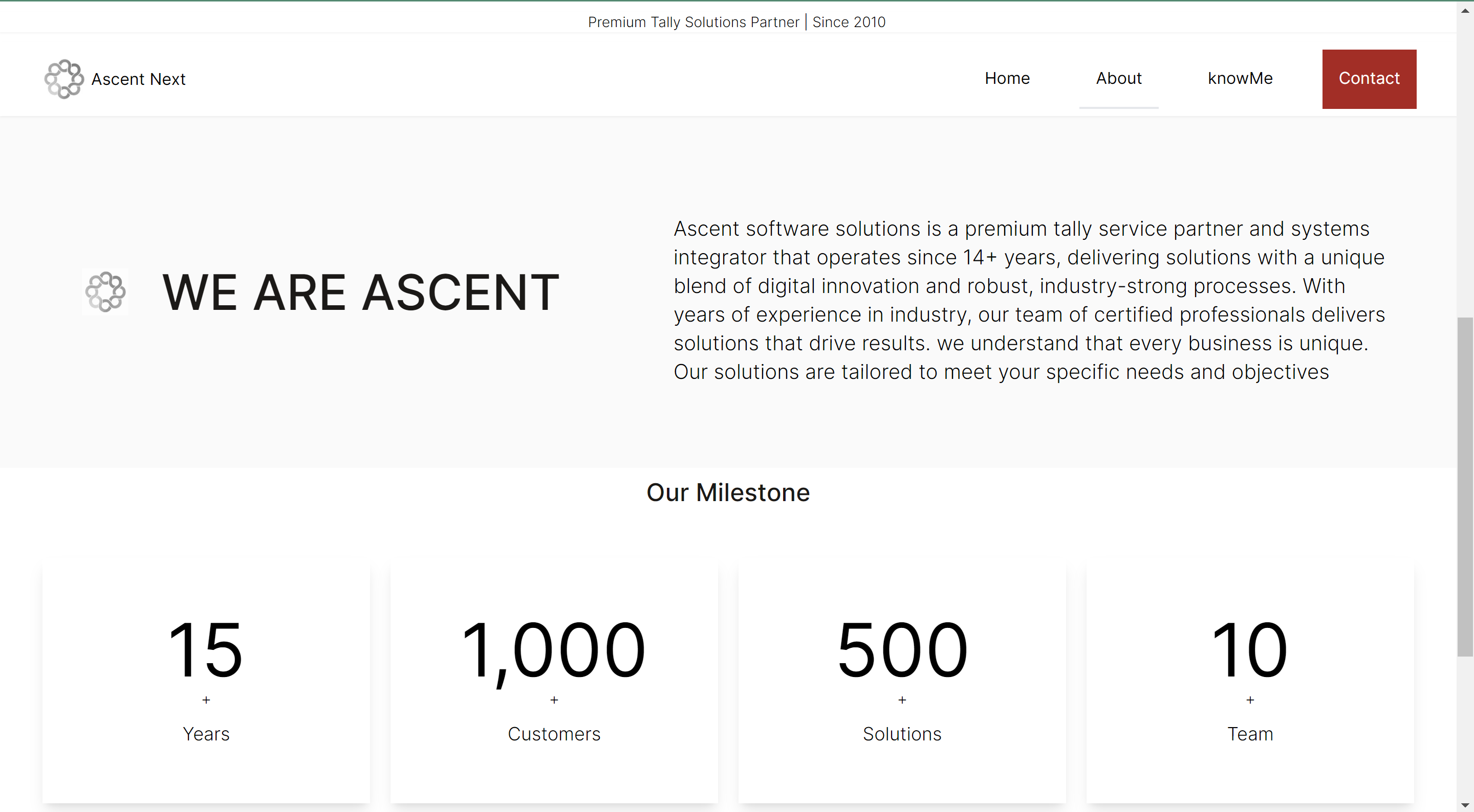 Ascent Software Solutions | Since 2010 logo