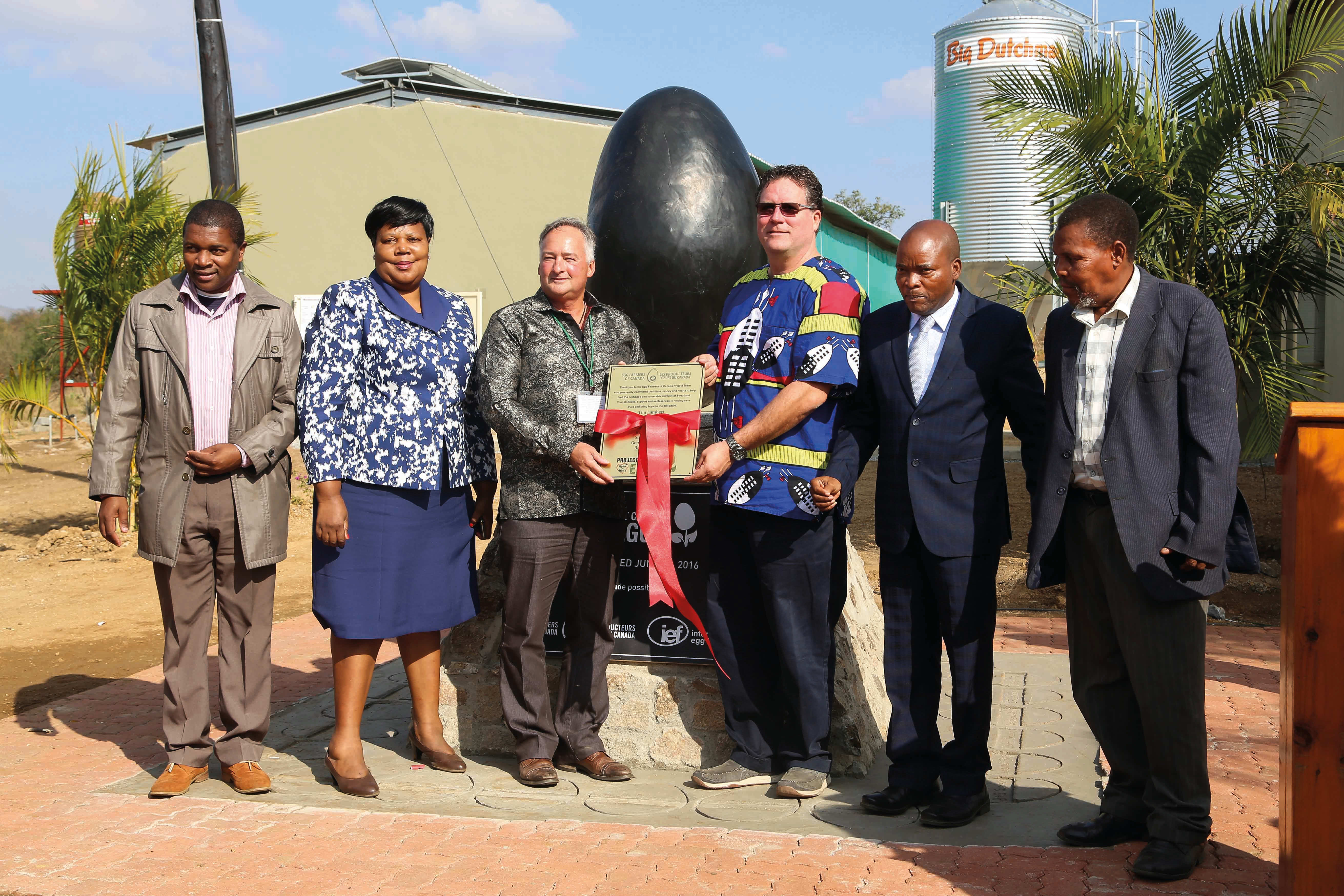 Official opening of the farm