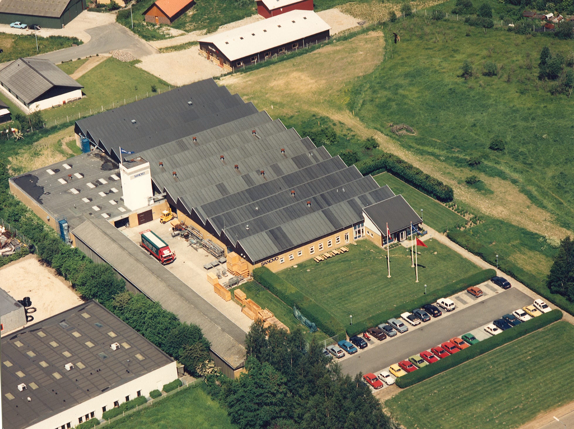 Moving into the factory in Thulevej, Denmark