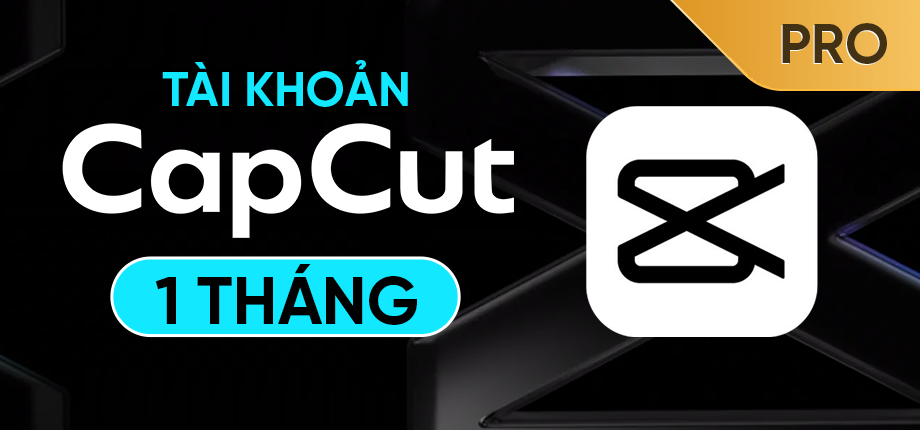 CapCut Pro 1 Tháng - Tài khoản