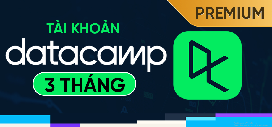 Datacamp Premium 3 tháng - Tài khoản