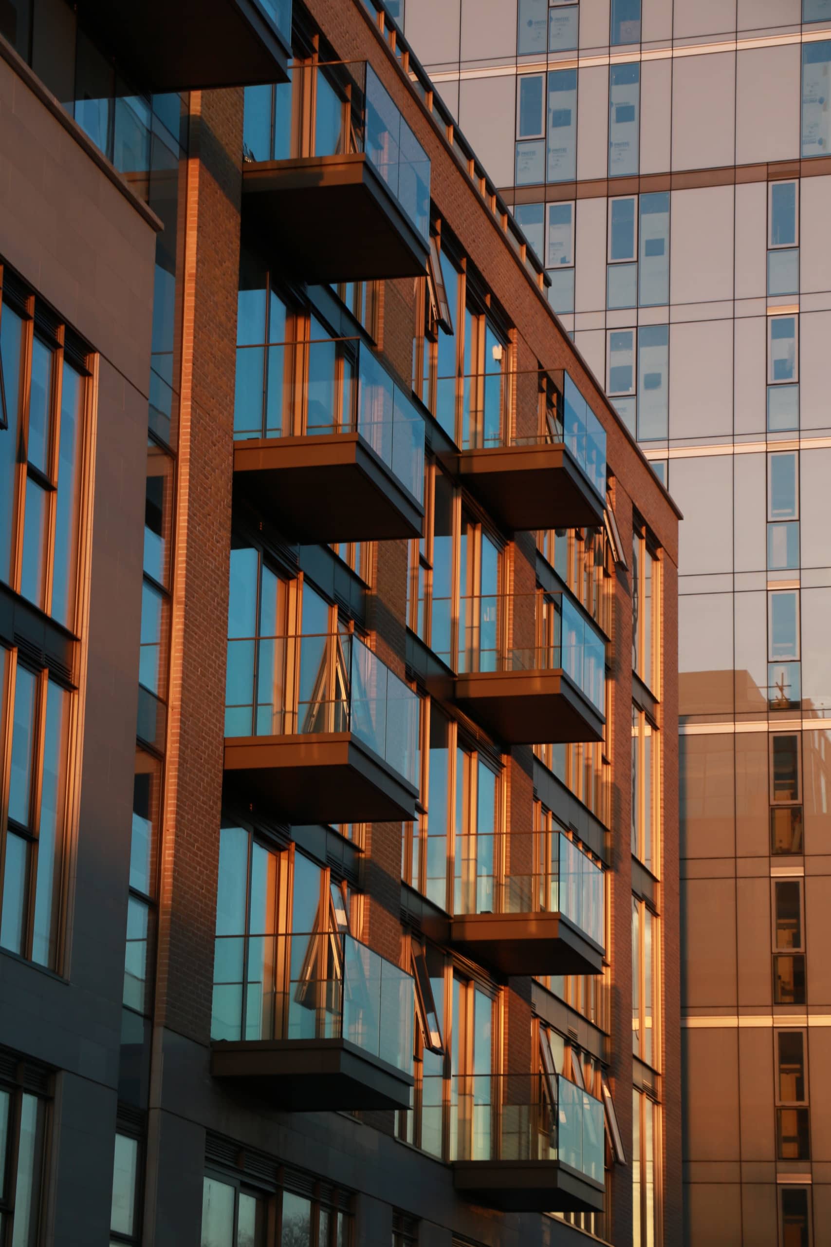 Lillie Square Balconies at Sunset