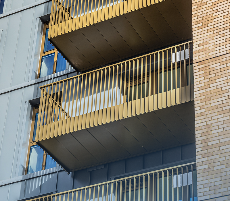 Modular Balconies at Millwright Place