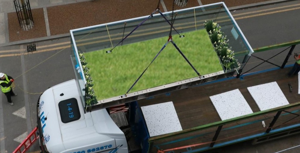 Behind the scenes of our 3D printed balcony April Fool video