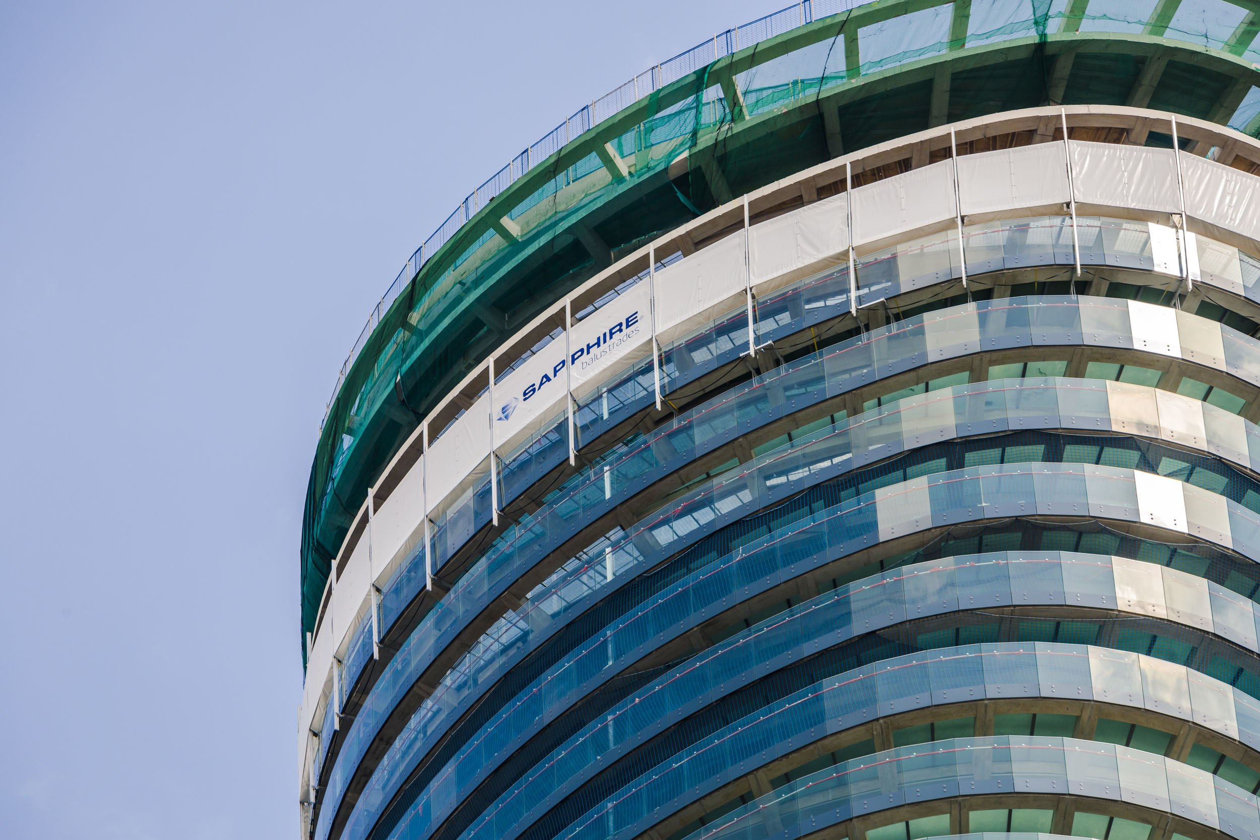 Baltimore Wharf Laminated Glass Balconies