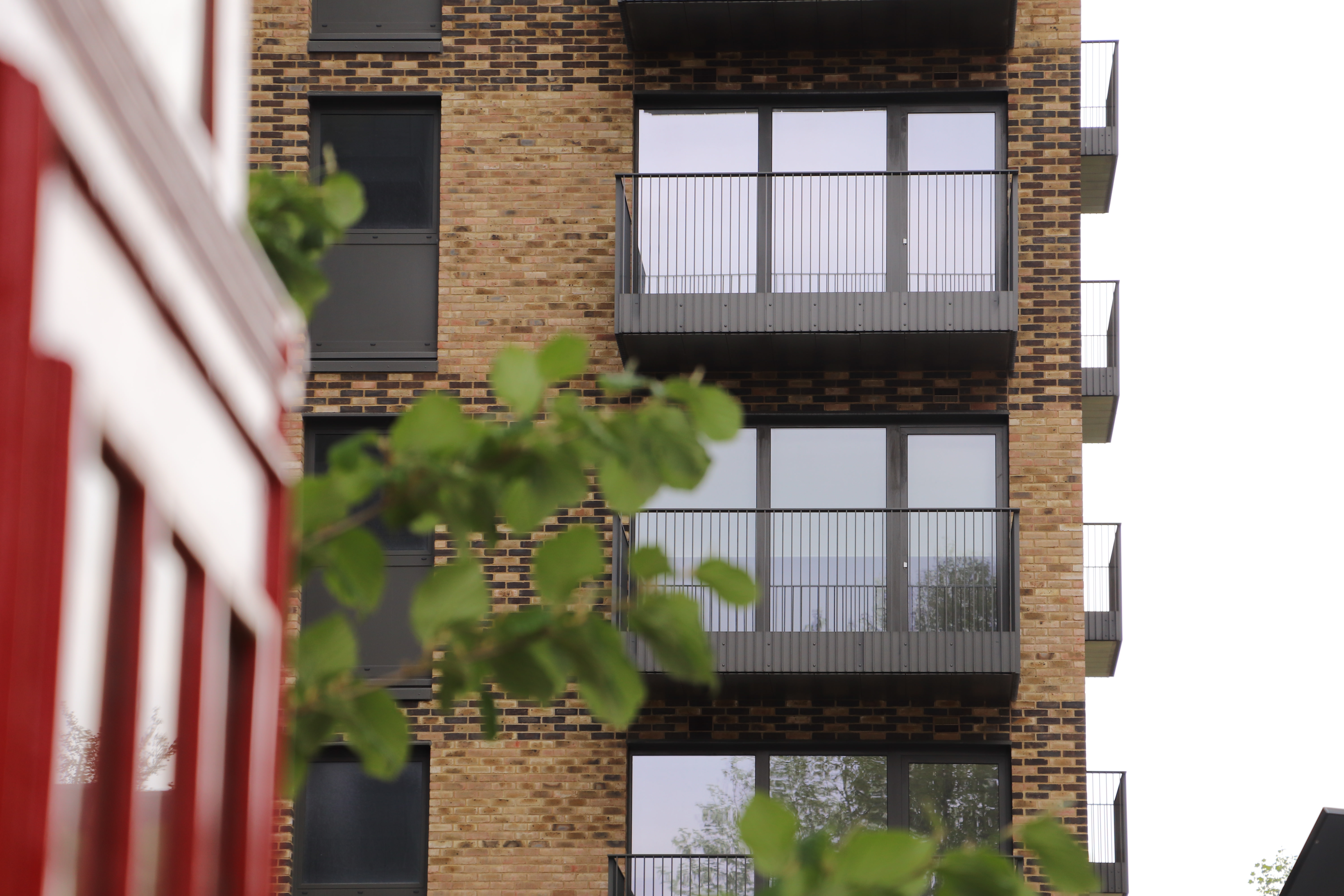 Elephant Park Balconies and Brickwork