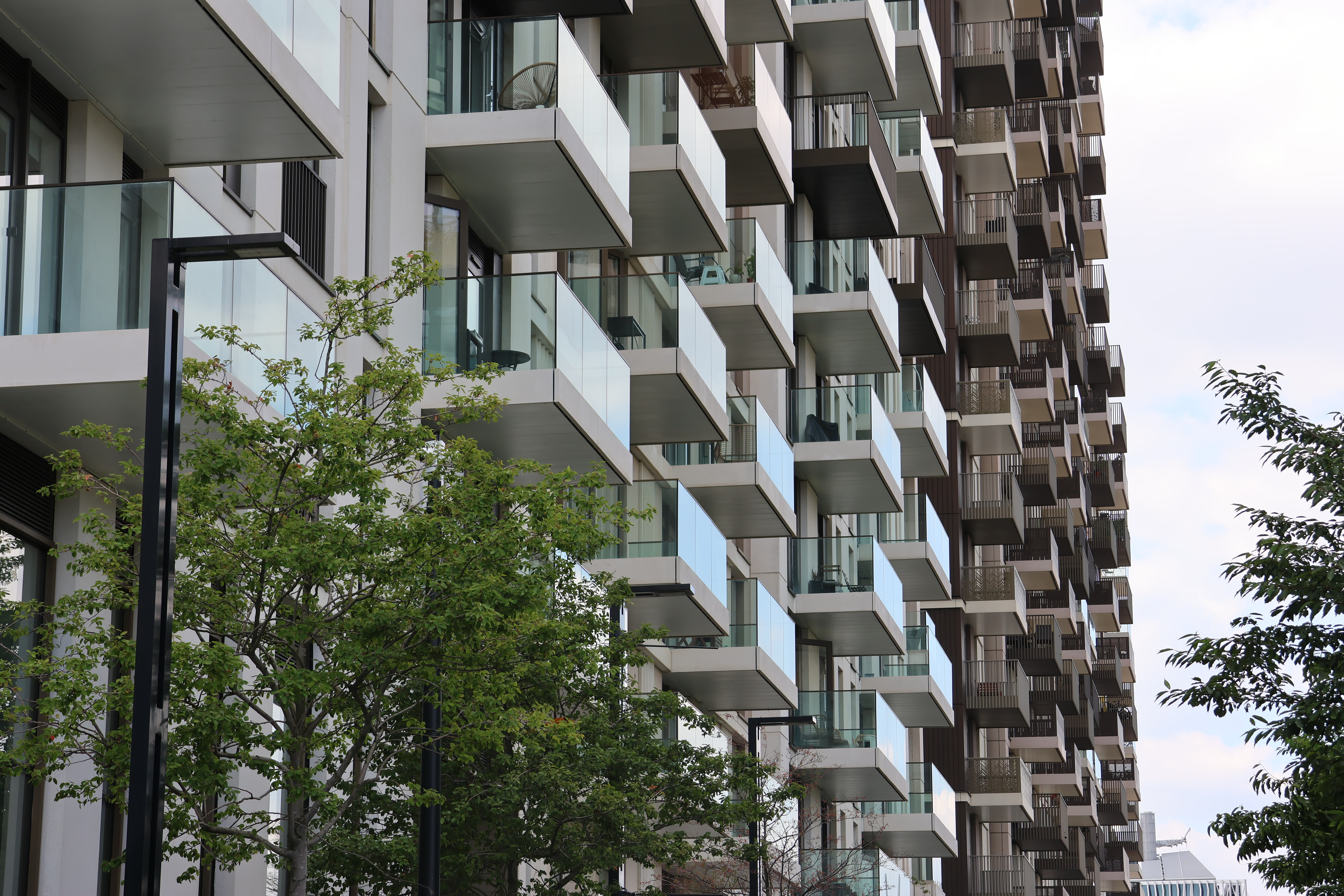 White City London Laminated Glass Balconies