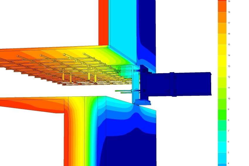 FEA-thermal-break-balcony-connection-bracket