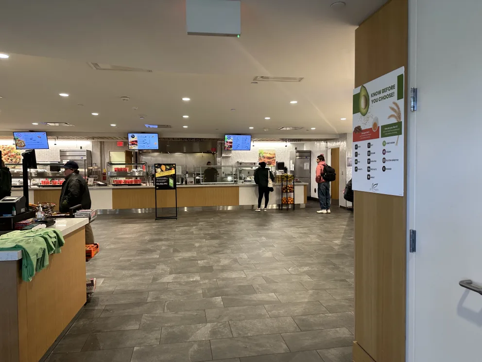The Barbara Walters Campus Center Dining Pavilion