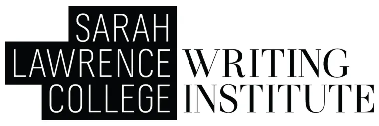 Sarah Lawrence College Writing Institute logo with bold text.