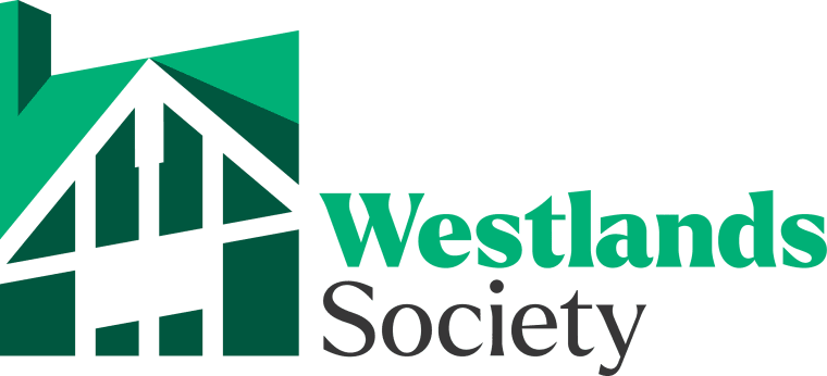Green house logo with "Westlands Society" text on the right.