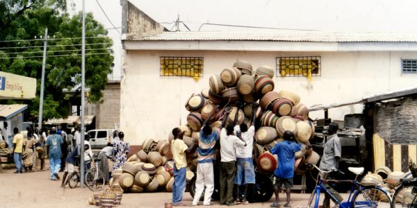 Bolgotanga is famous for its basket weaving