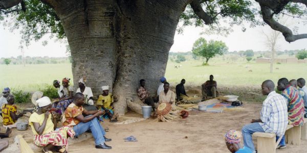 Bolgotanga is famous for its basket weaving