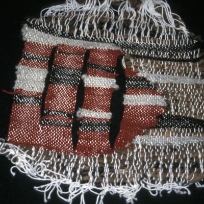 Early weaving completed when I was about 9 years old, circa 1965