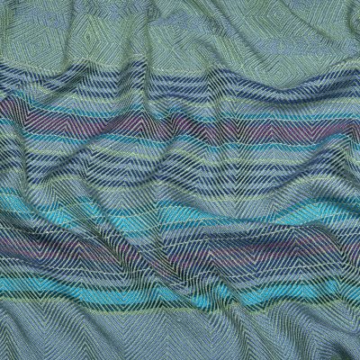 Prayer shawl fabric detail
