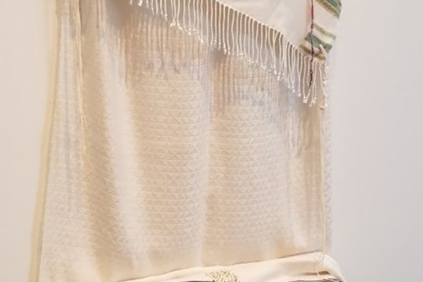 Journey prayer shawl, installation view