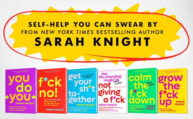 Home - Sarah Knight, New York Times Bestselling Author