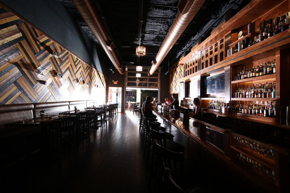 Cask & Ale cocktail bar in downtown Sarasota.