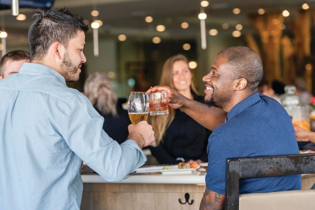 Happy hour at Grove