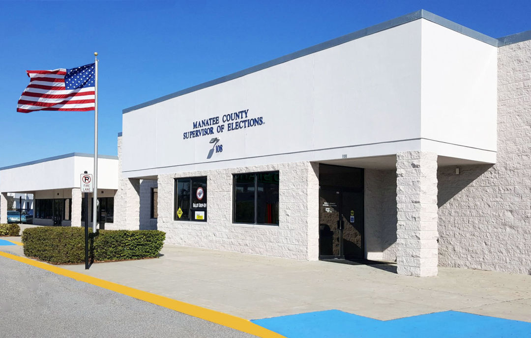 The Manatee County Supervisor of Elections office in Bradenton.
