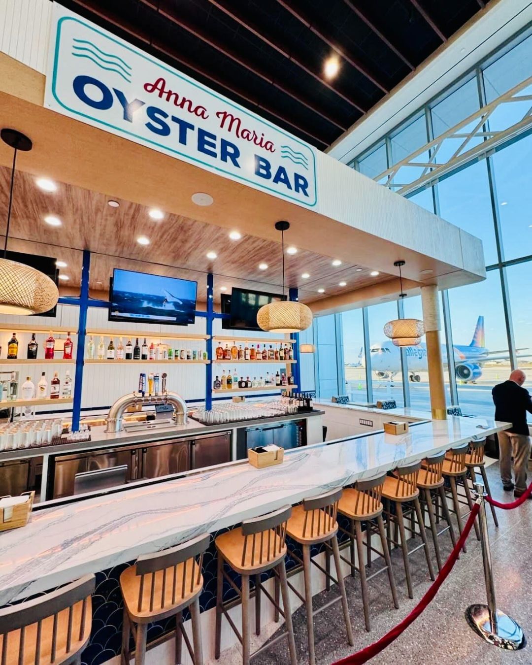 Anna Maria Oyster Bar is one of the new dining options at SRQ's Terminal A.