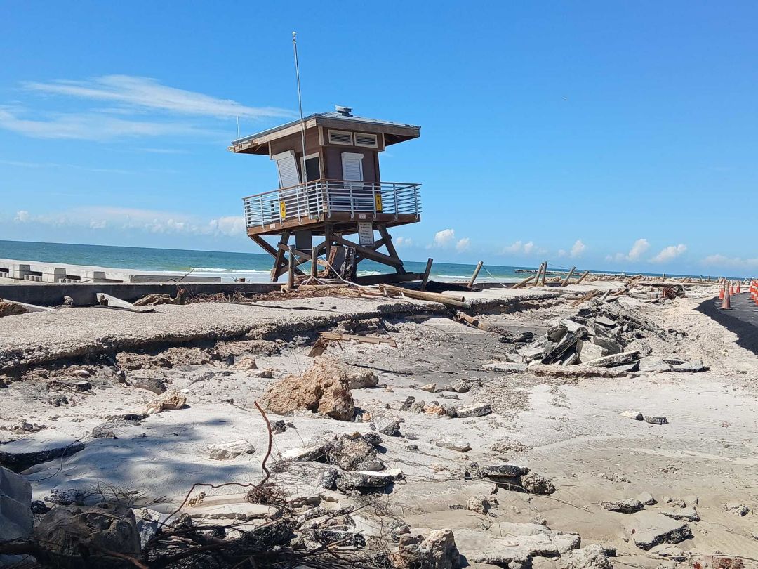 Hurricane Helene caused catastrophic damage on Anna Maria Island, pictured here.